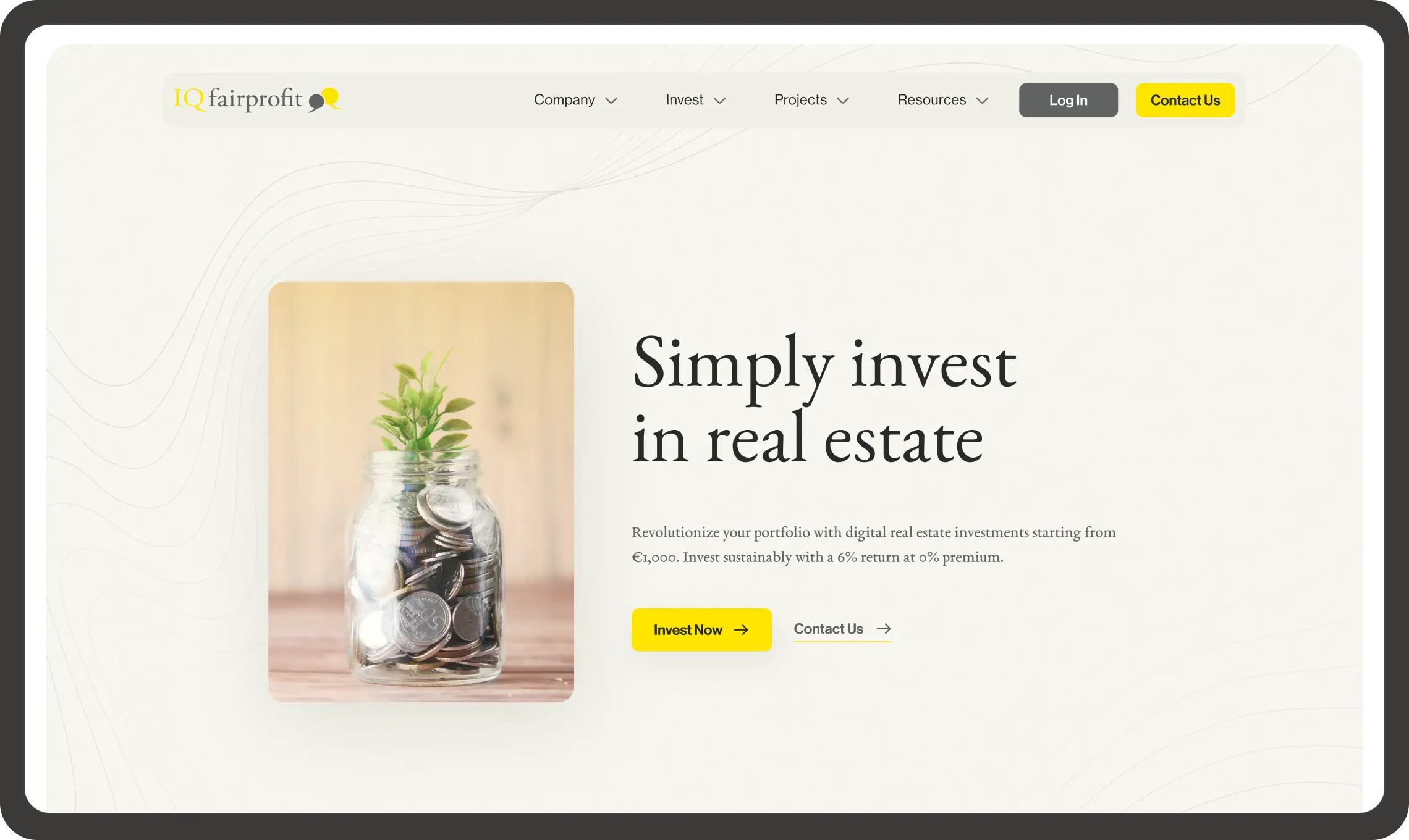 IQ fairprofit main screen