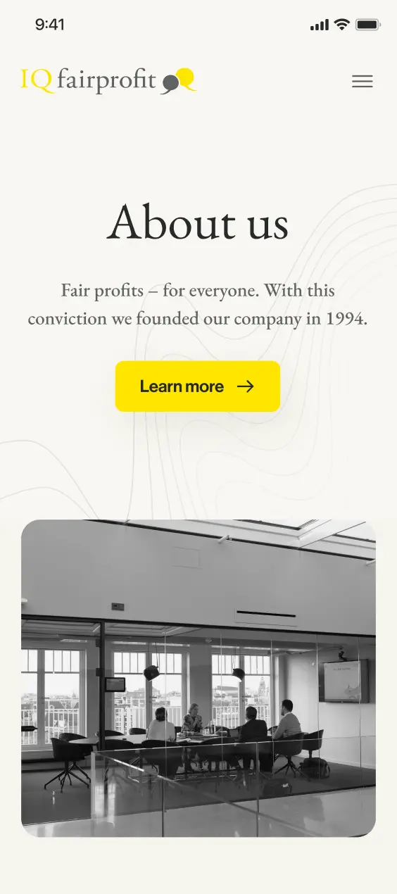 IQ fairprofit mobile about