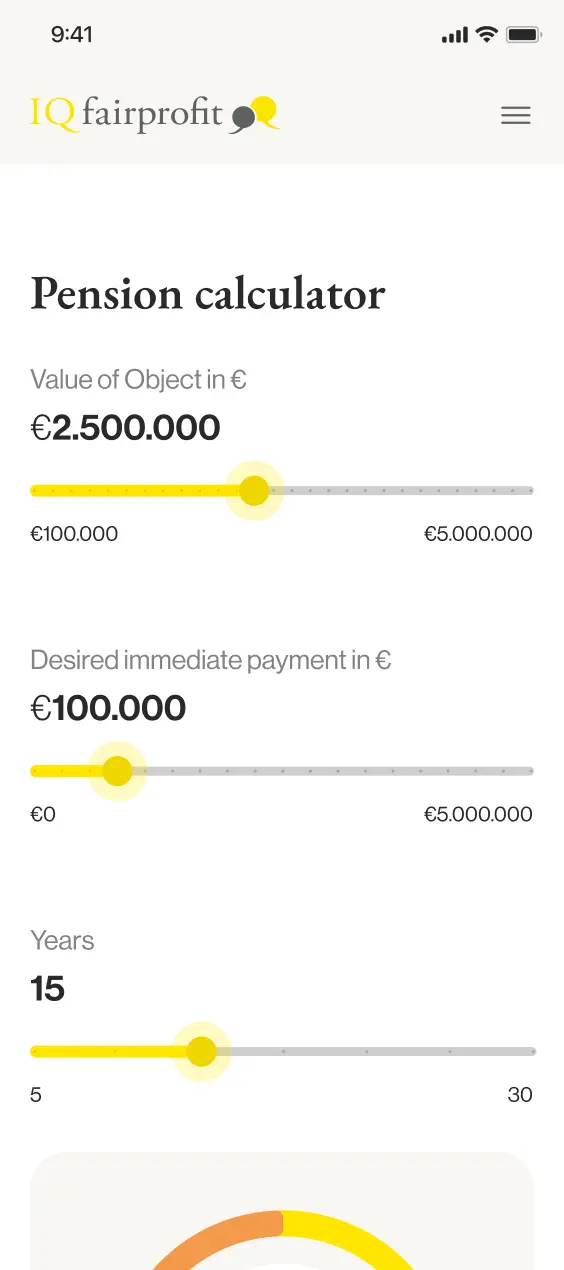 IQ fairprofit mobile calculator