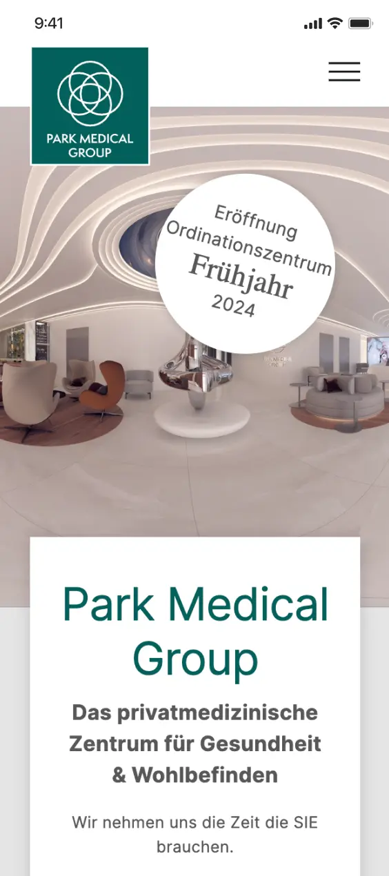 Park Medical Group screen mobile 1