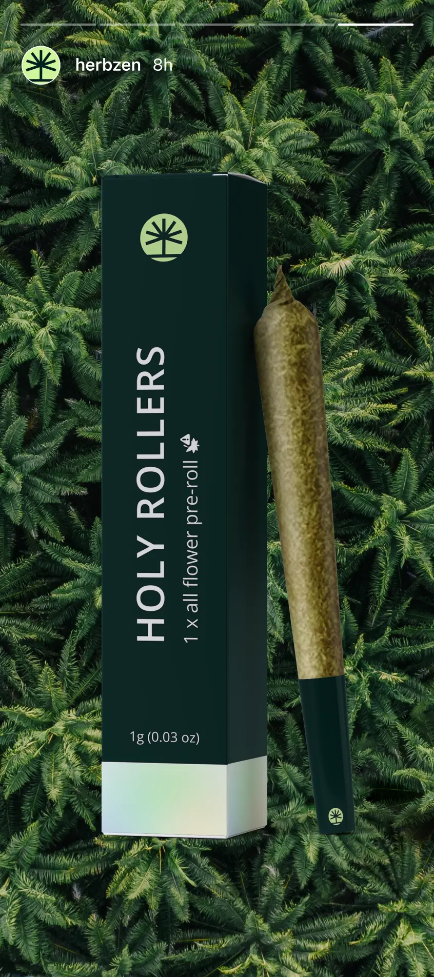 Herbzen instagram stories 2