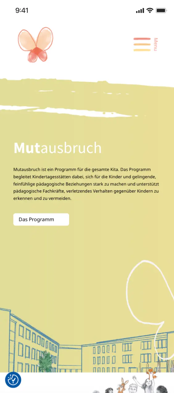 Mutausbruch mobile screen 1