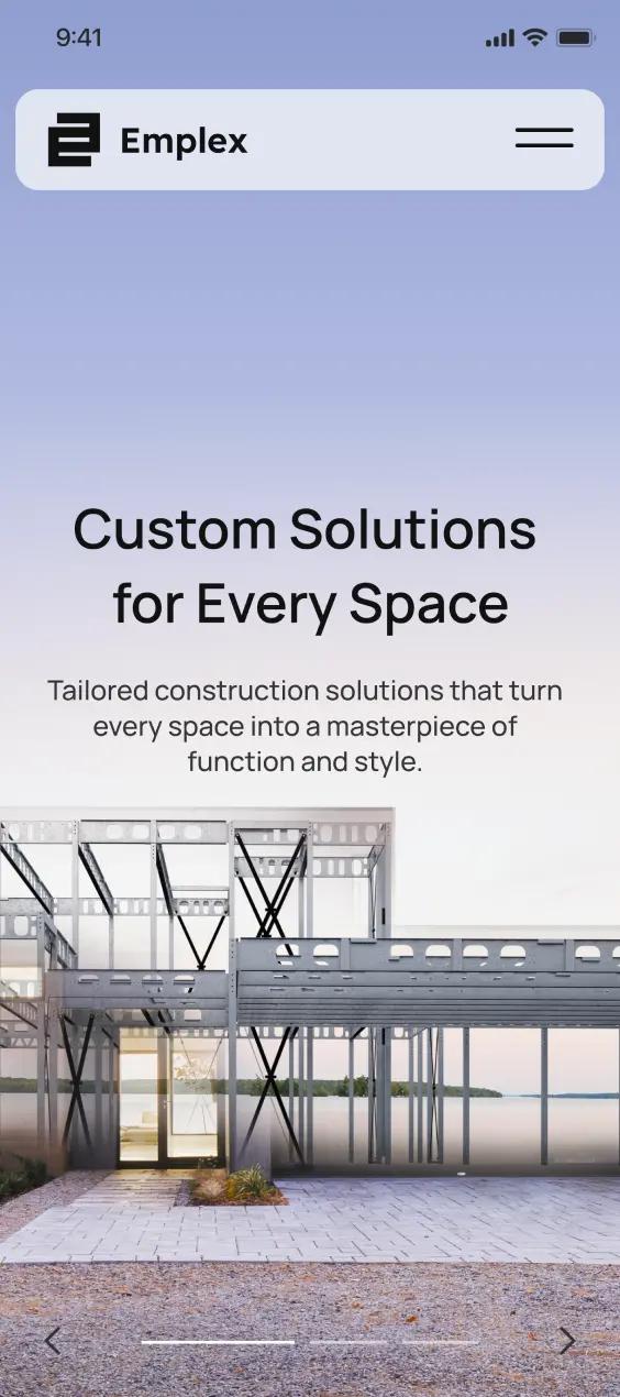 Emplex mobile screen 2