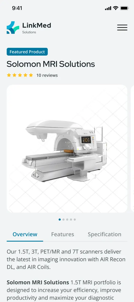 LinkMed mobile screen 2