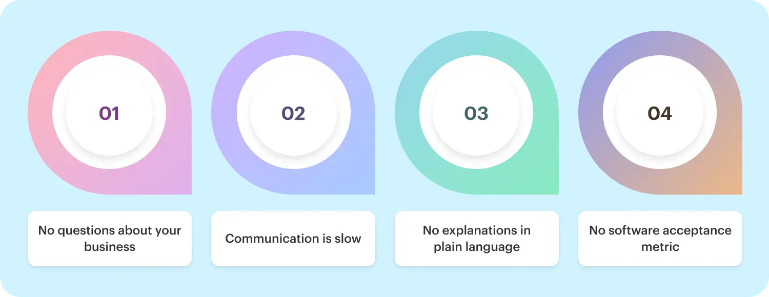 Red flags to watch out