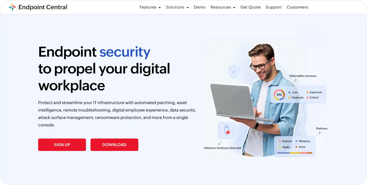 manageengine endpoint central