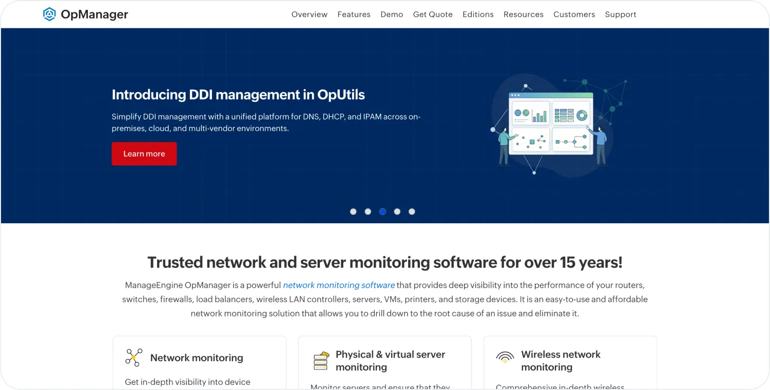 manageengine opmanager