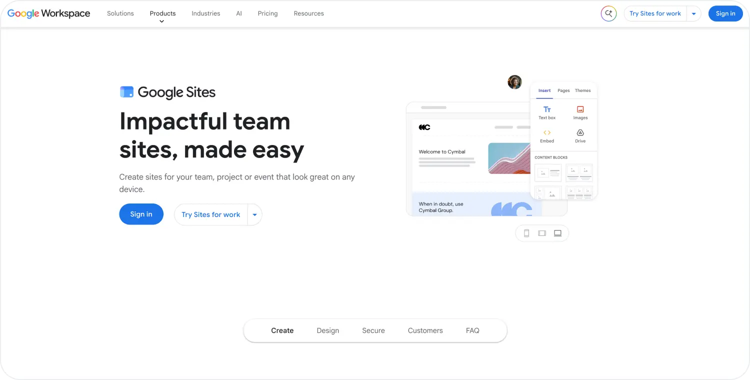 Google Sites