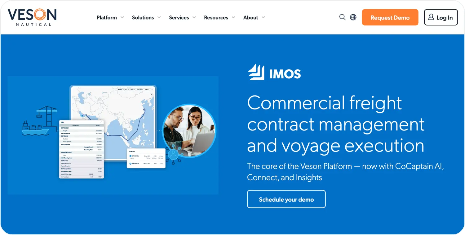 veson imos platform