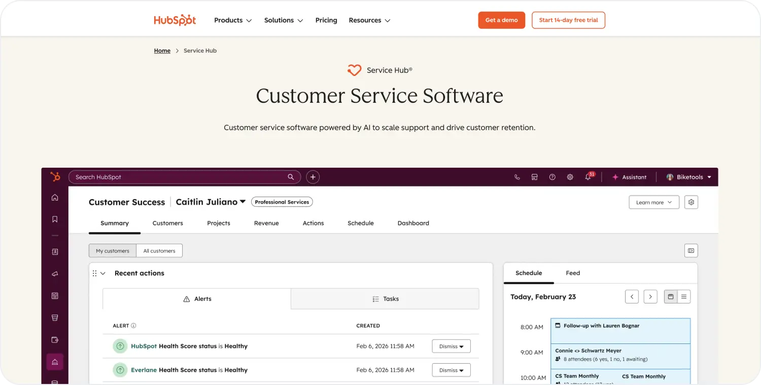 HubSpot Service Hub