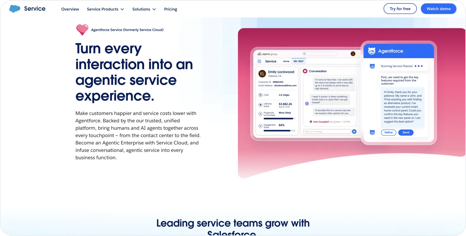 Salesforce Service Cloud